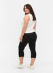 Seamless 3/4 leggings, Black, Model image number 2