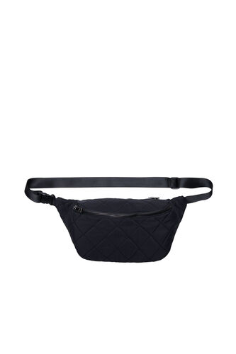 Quilted belt bag, Black, Packshot image number 0