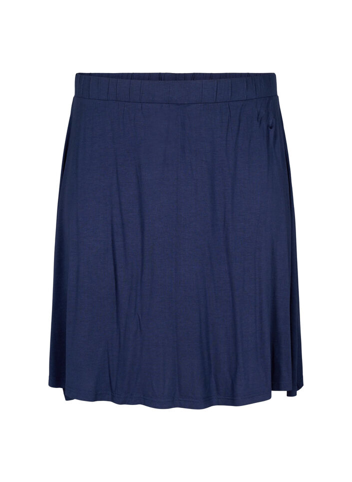 Loose viscose skirt, Blue, Packshot image number 0