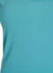 Cotton basic top, Blue, Packshot image number 2