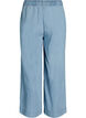 Wide-leg denim joggers with a high waist, Light Blue, Packshot image number 1