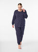 Printed night top, Blue, Model image number 1