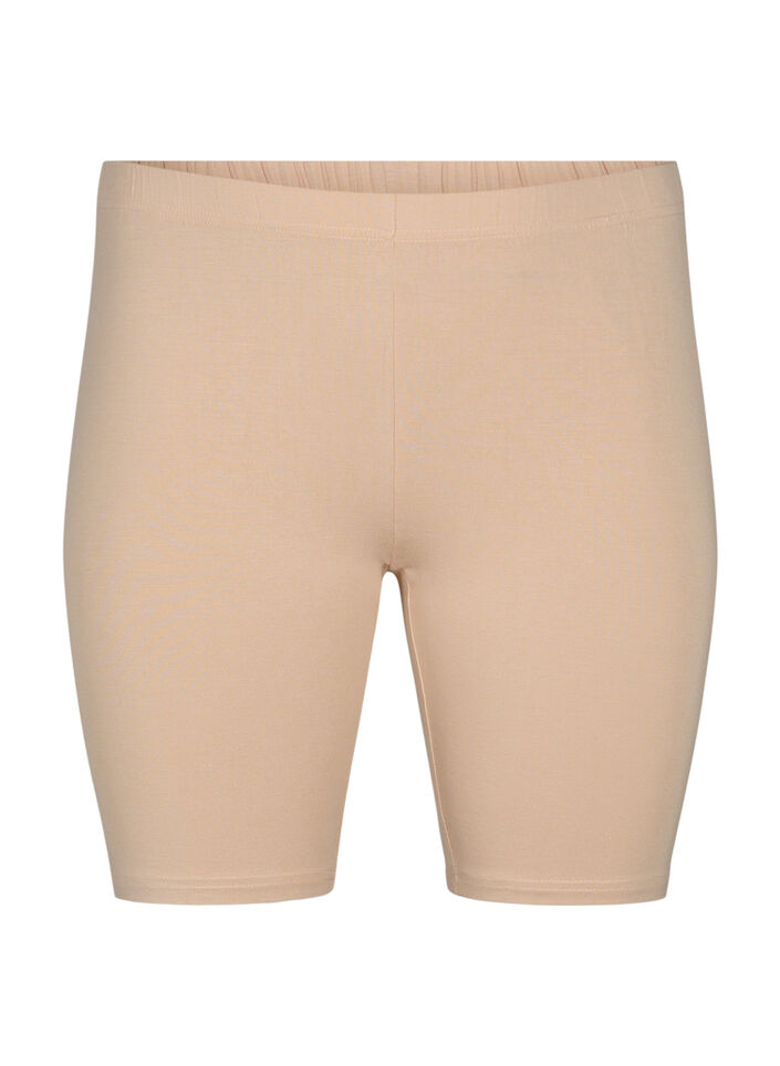 2-pack viscose cycling shorts, Beige, Packshot image number 2