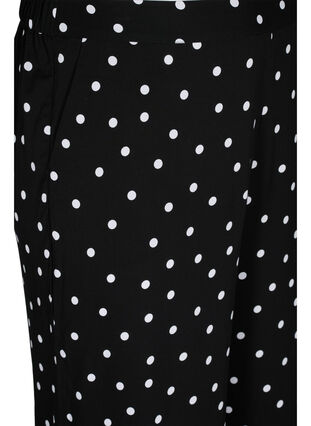 Lose viscose pants with paisley print, Black Dot, Packshot image number 2