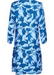 Long-sleeved dress with paisley print and tie belt, Blue, Packshot image number 1