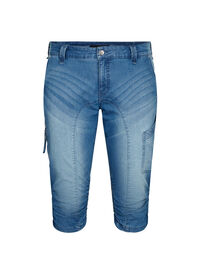 Slim fit capri jeans with pockets