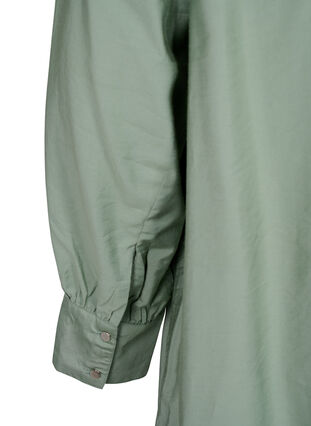 Viscose shirt dress with ruffles, Green Bay, Packshot image number 3
