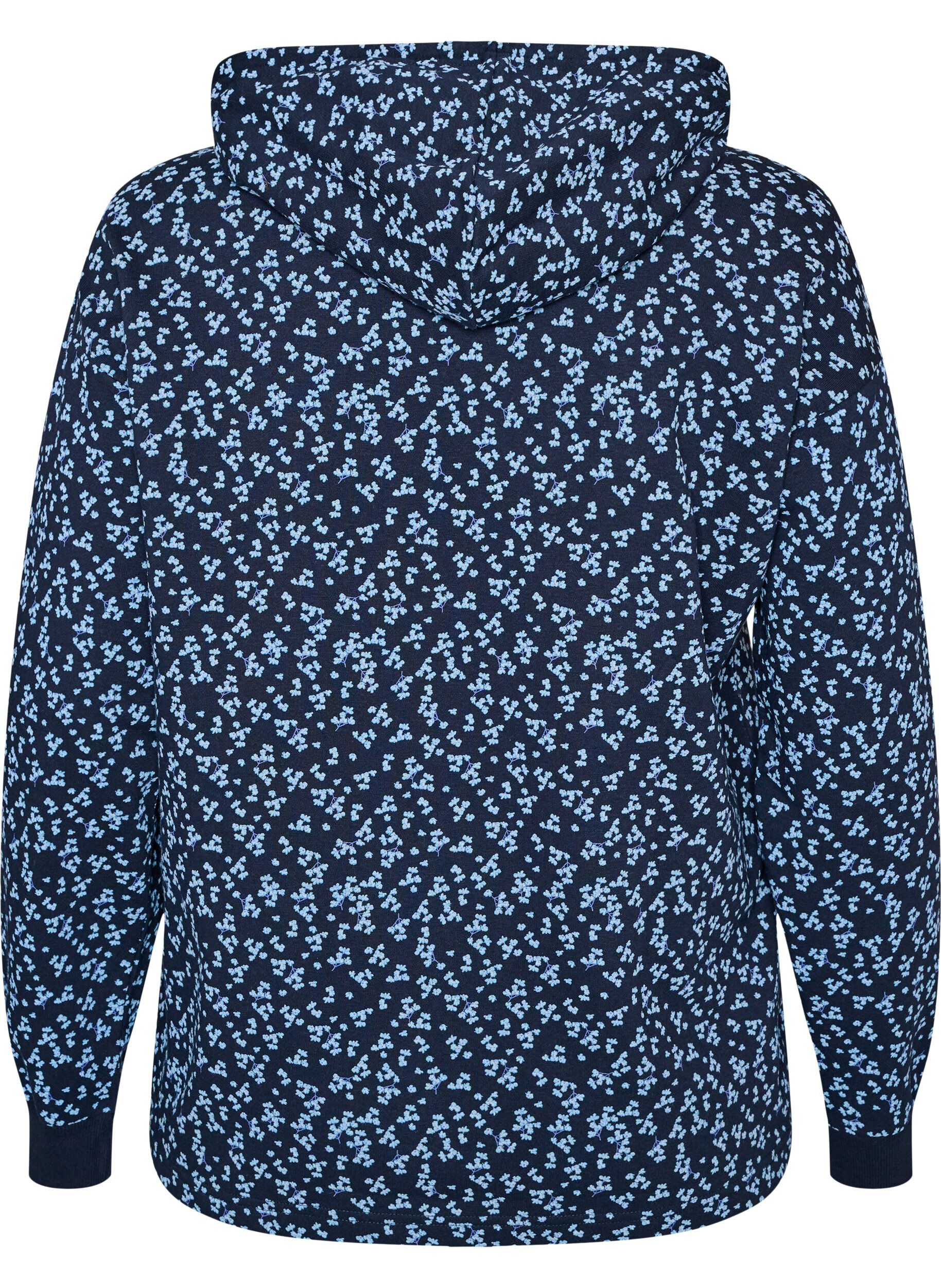 ZizzifashionHoodie with all-over print, Blue, Packshot image number 1