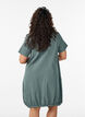 Short sleeve cotton dress, Green, Model image number 2