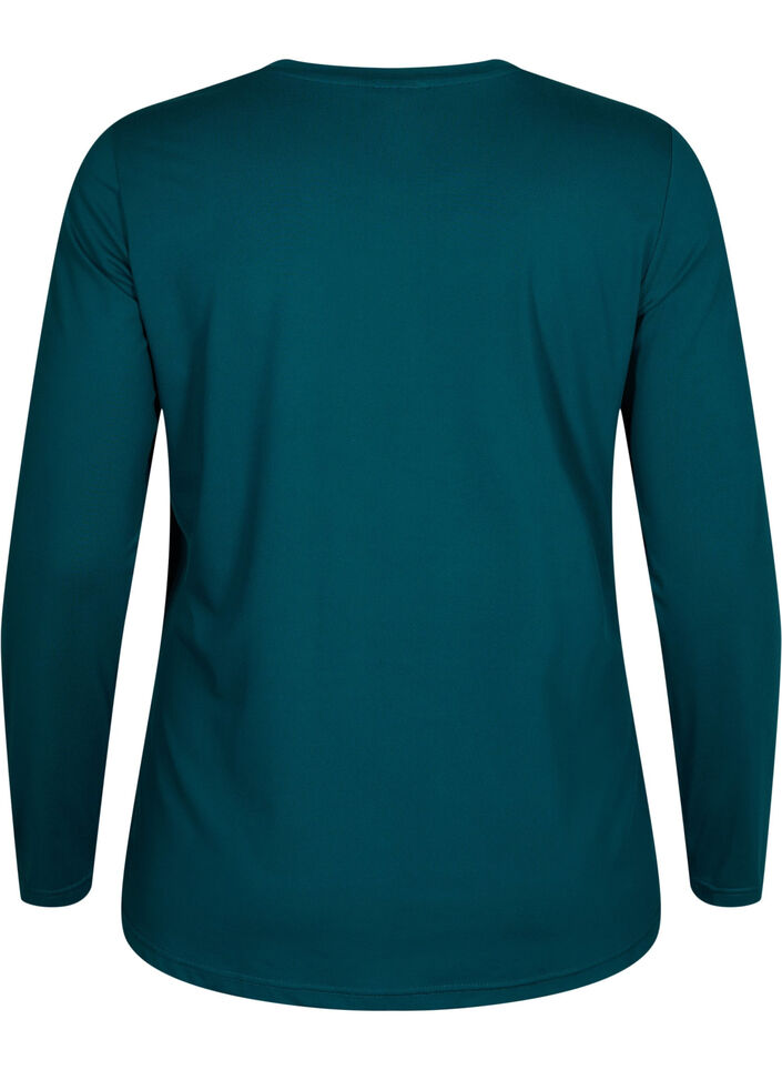 Long-sleeved training shirt, Deep Teal, Packshot image number 1