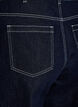 Wide fit jeans with wide turn-ups and contrast stitching, Blue, Packshot image number 3