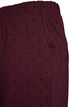 Spotted trousers with a high waist and straight legs, Red, Packshot image number 2