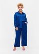Loose fitting trousers with light shine and width, Surf the web, Model image number 0