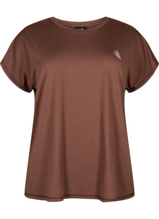 Short-sleeved workout t-shirt, Chocolate Martini, Packshot image number 0