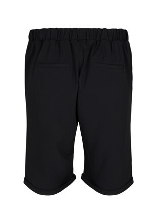 Shorts with elastic waist and pockets, Black, Packshot image number 1
