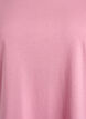 Short-sleeved cotton blend t-shirt, Rose, Packshot image number 2