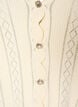 Cardigan with eyelet embroidery and wavy edges, Vanilla, Packshot image number 2
