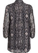 Long shirt with snake print, Dark Grey, Packshot image number 1