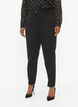 Trousers with a zipper at the ankle, Black, Model image number 2