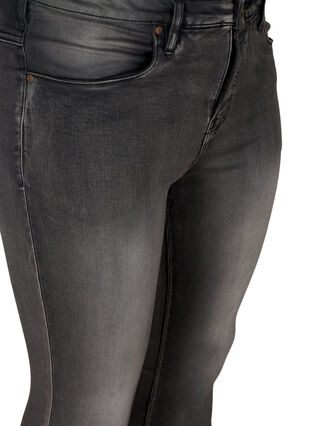 Super slim Amy jeans with high waist, Dark Grey Denim, Packshot image number 2