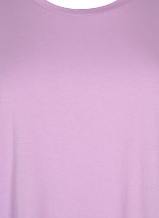 Cotton t-shirt with 2/4 sleeves, Lupine, Packshot image number 2