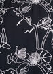 Short-sleeved blouse with embroidered pattern, Black, Packshot image number 2