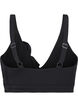 Bikini top with ruffles and removable pads, Black, Packshot image number 1