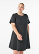 Short A-line jersey dress, Dark Grey, Model image number 0