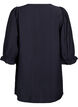 Tunic with 3/4 sleeves and a V-neck, Black, Packshot image number 1