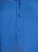 Viscose blouse with smock and gathered details, Blue, Packshot image number 2