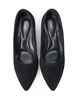 Wide fit - Pumps in suede, Black, Packshot image number 2