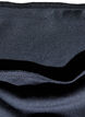 Period panties in cotton with high waist, Black, Packshot image number 3