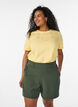 Shorts with pockets and loose fit, Green, Model image number 0