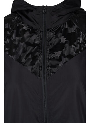 Sports jacket with tone-on-tone pattern, Black, Packshot image number 2