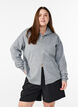 Scuba hoodie with zip and pockets, Grey, Model image number 0