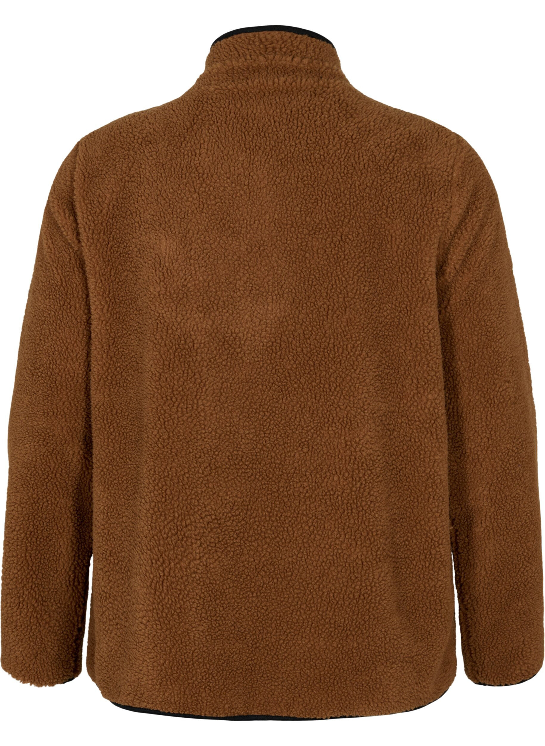 Zizzifashion Teddy anorak with a high neck and zip, Partridge ASS, Packshot image number 1