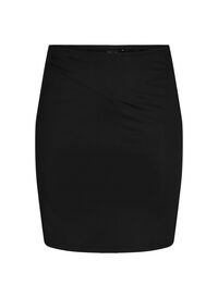 Tight-fitting skirt with zipper in the side
