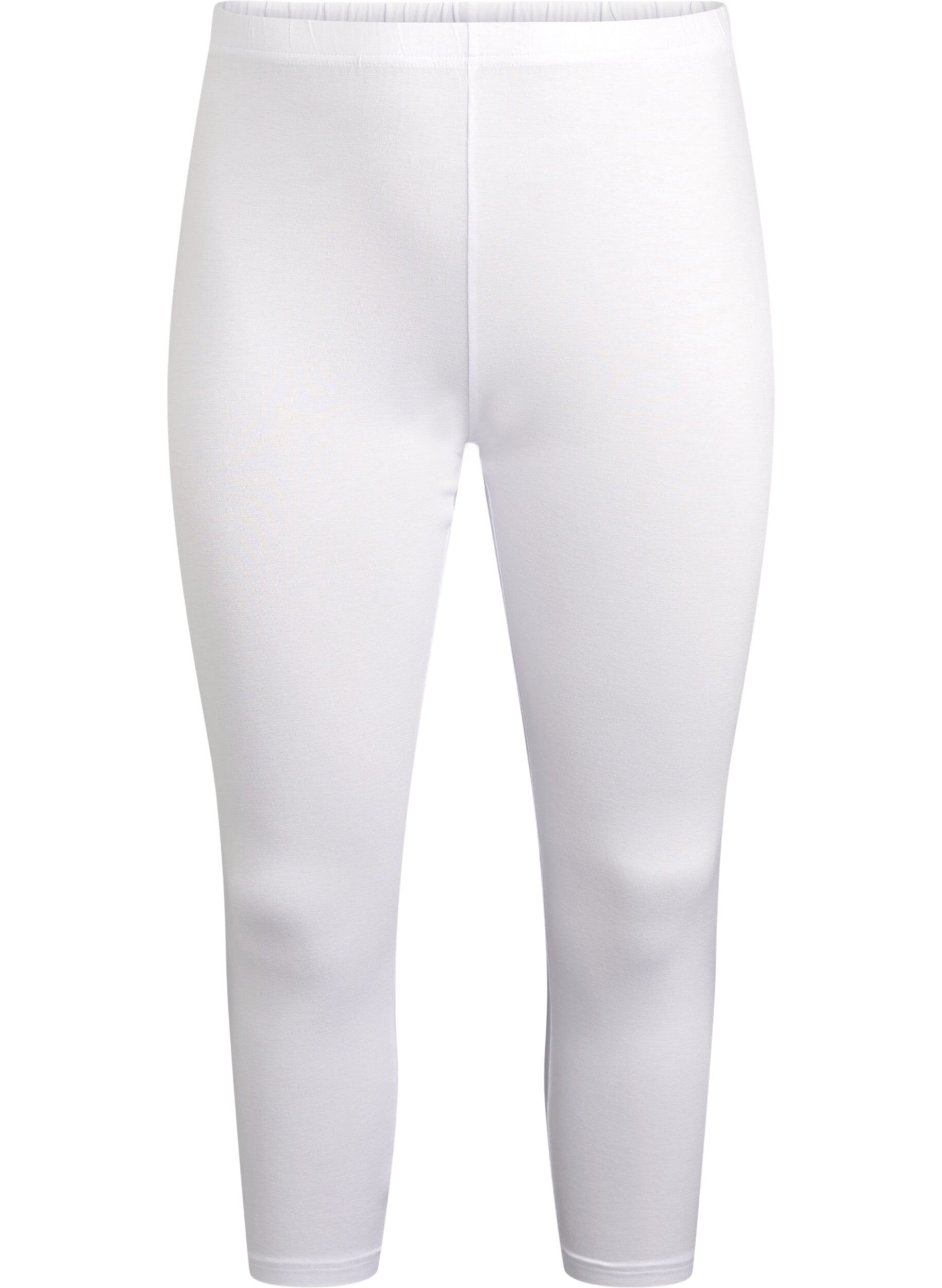 Basic 3/4-length viscose leggings