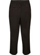 High-waisted tailored trousers with straight fit, Black, Packshot image number 1