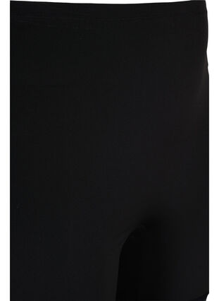 Light shapewear shorts with lace trim, Black, Packshot image number 2