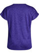 Loose workout t-shirt with short sleeves, Purple, Packshot image number 1