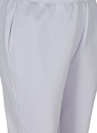 Loose sweatpants with pockets, Purple Heather, Packshot image number 2