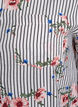 Shirt with floral print and narrow stripes, Black, Packshot image number 3