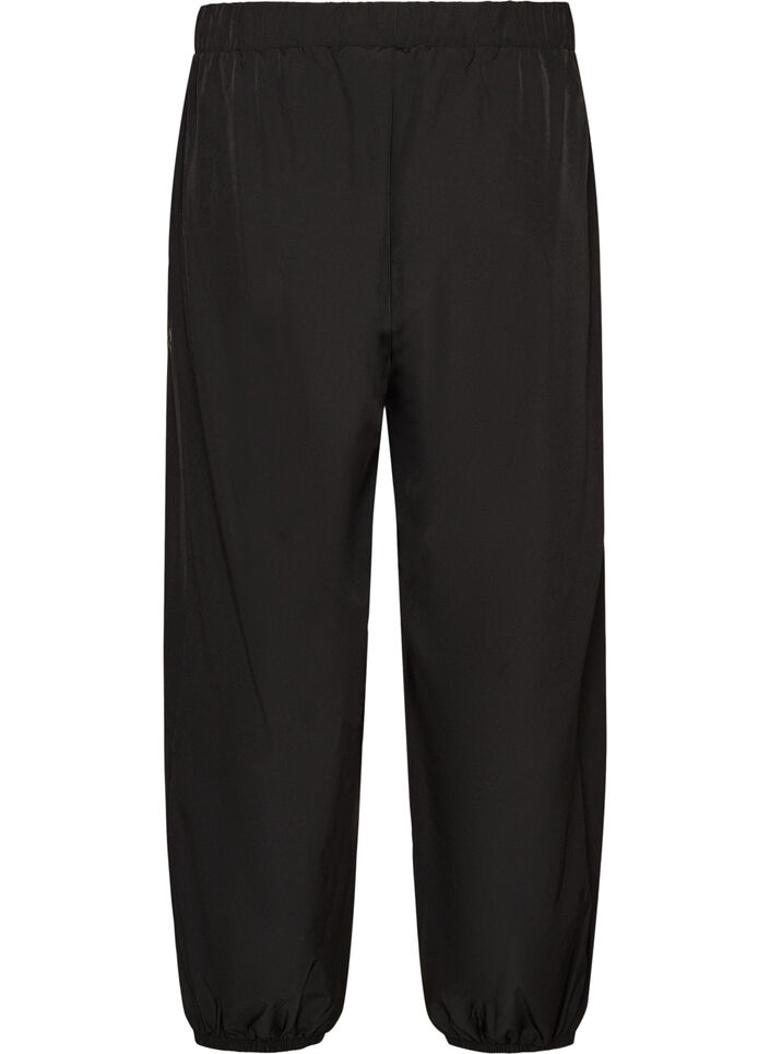 Training trousers with balloon legs, Black, Packshot image number 1
