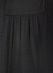 Blouse with V-neck and crochet band, Black, Packshot image number 2