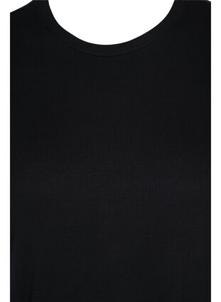 Sleeveless pyjama top in viscose, Black, Packshot image number 2