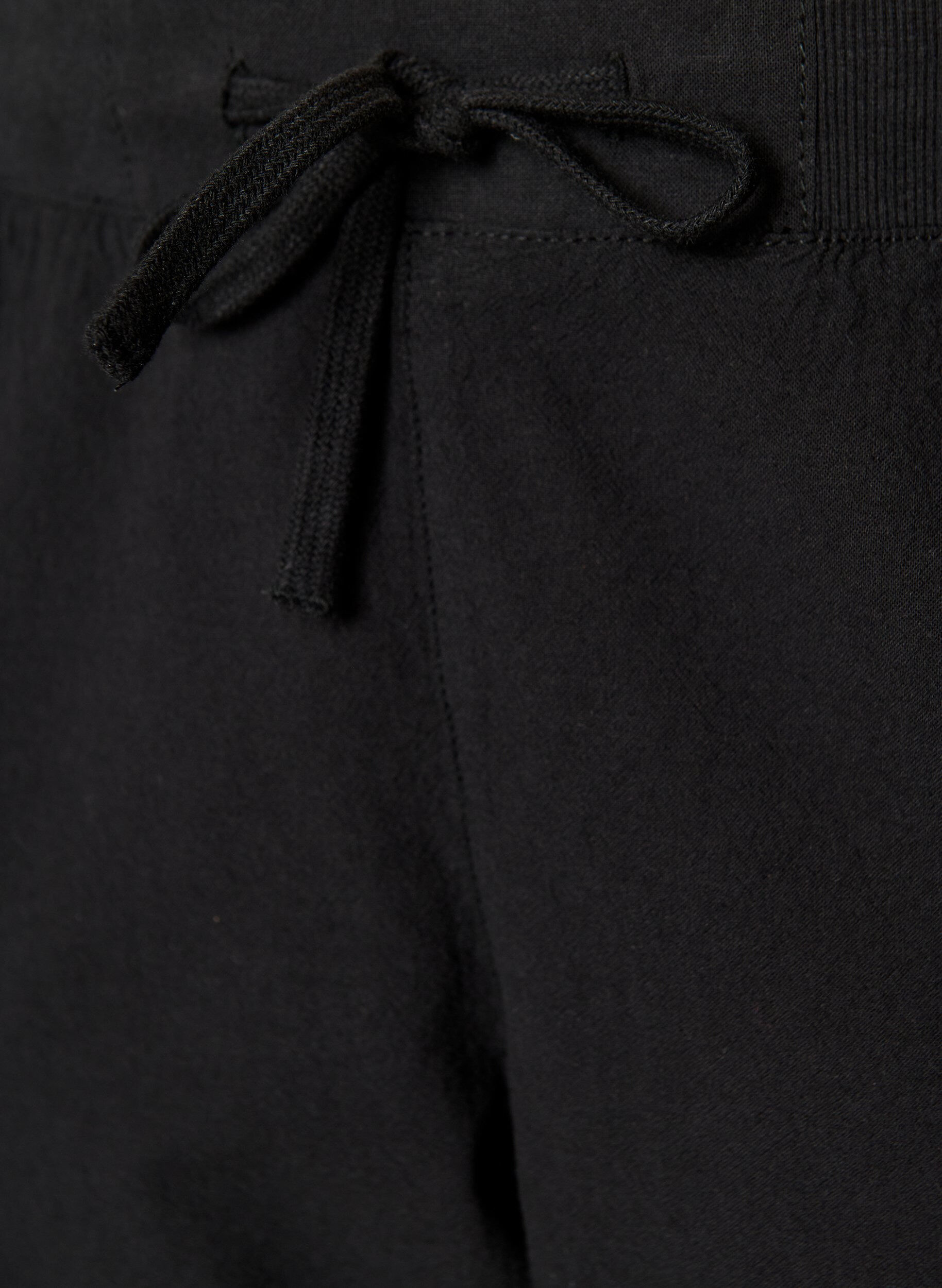 ZizzifashionLoose cotton shorts with pockets, Black, Packshot image number 2