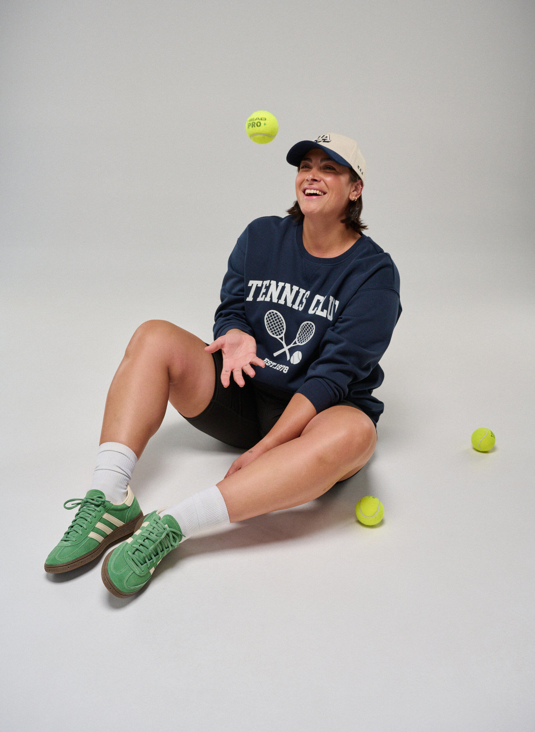 Zizzifashion Sporty sweatshirt with print, Blue, Image image number 0