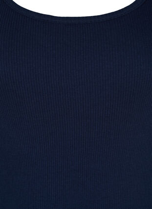 2-pack basic tank top with rib, Navy B/Dubarry, Packshot image number 2