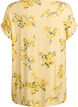 T-shirt with floral print, Yellow, Packshot image number 1